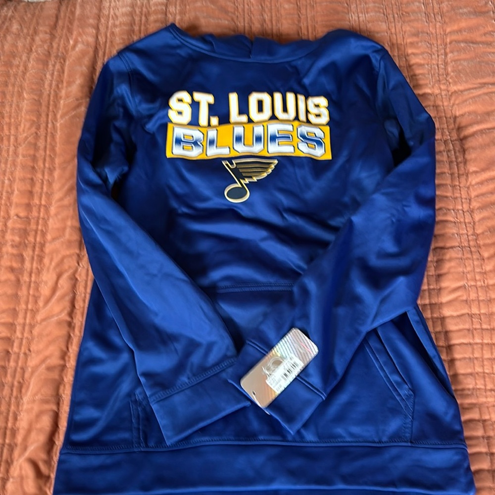 Authentic St. Louis blue hoodie